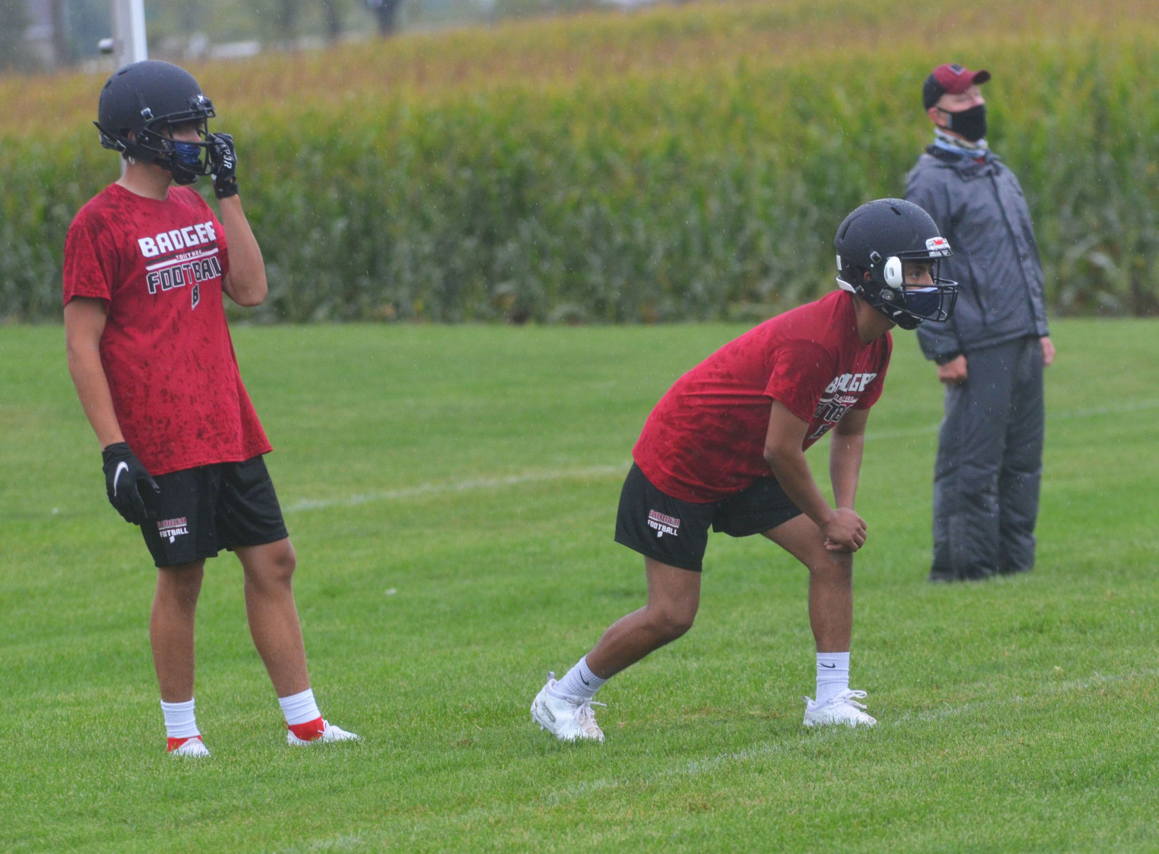 Badger Football Practice